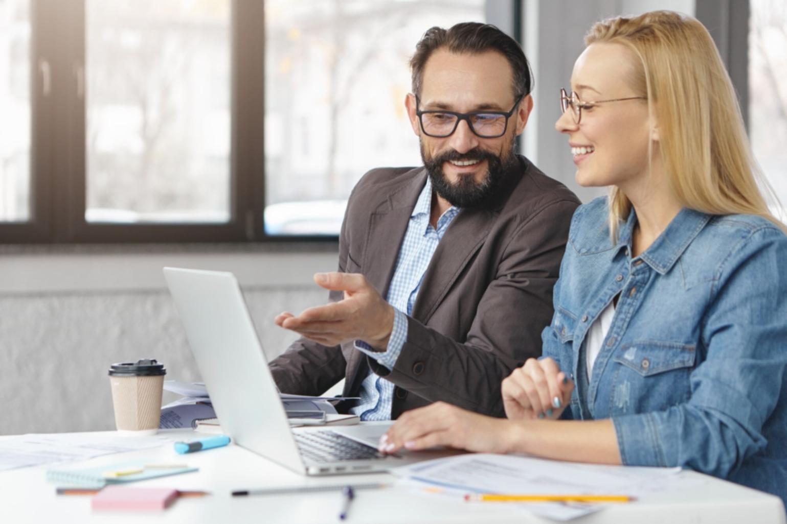 Espace de conseil financier moderne et accueillant